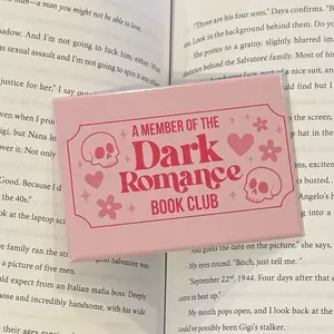 Dark Romance Book Club Fridge Magnet 2.5x3.5in - Bookish Magnet Decor