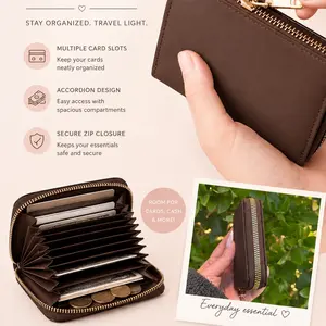 Check Accordion Wallet ID Card Holder