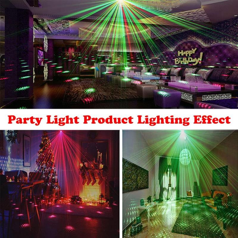 USB Powered Party Light, RGB Color Changing LED Stage Light with Remote Control, Sound Control Strobe Light for Party Home Show Bar Club Birthday KTV DJ Bar Karaoke