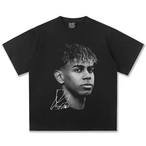 American Hip Hop 2025 New Yamal Retro Cotton Crew Neck T Shirt Mens Womens Fashion Short Sleeve Top Unisex Soft Breathable Graphic Vintage Casual Streetwear Summer Cool High Quality Gift For Fans