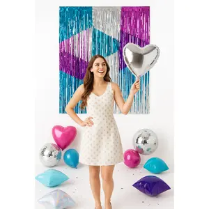 Sparkle Fringe Backdrop Scene Setter Kit for Kids' Birthday Parties