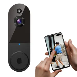 1080P Wireless Doorbell Camera, Smart WiFi Video Doorbell , AI Human Detection, Two-Way Audio, Night Vision, Cloud Storage, Instant Alert, 2.4Ghz WiFi, Outdoor Security Camera, Rechargeable Battery Powered