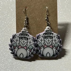 Weird Easter earrings