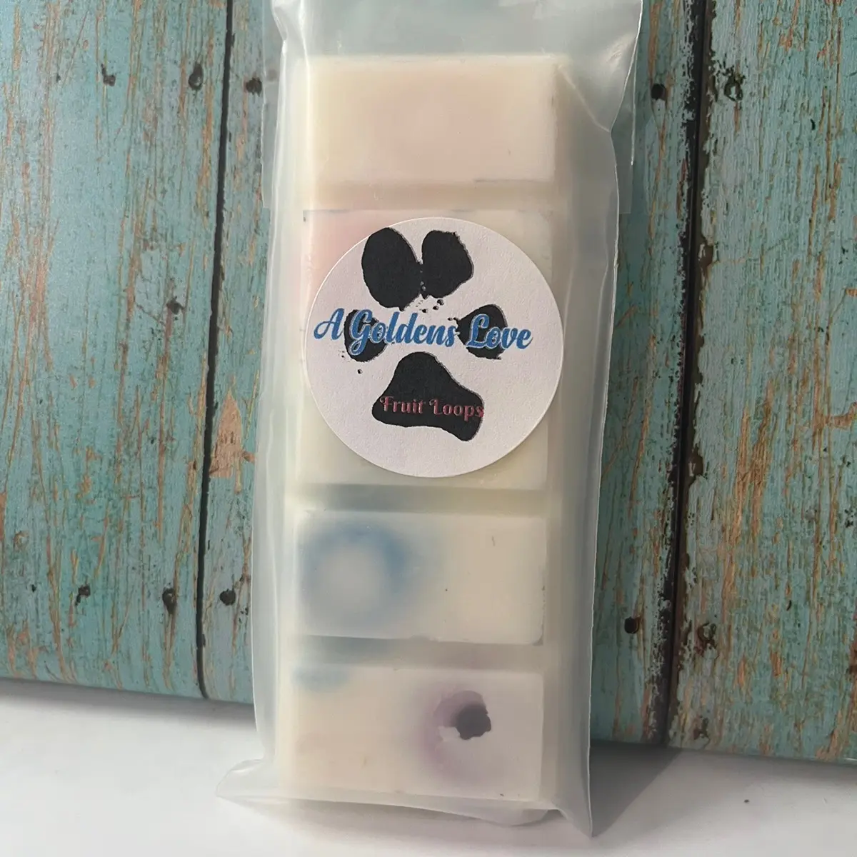 Fruit Loops type Wax Melt Snap Bar Aroma Candle