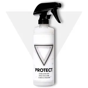 PROTECT Ceramic Coating  | 12 Month SiO2 Protection |   Boat RV  | Clean Shine Protect  Glass Trim | Hydrophobic UV Shield | Easy  & Wipe |  Made | 16oz