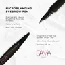 Microblading Eyebrow Pen - Eyebrow Products, Precise Single Tip Microstroke Pencil, Waterproof, Sweatproof, Pen Format for Natural Looking Brows