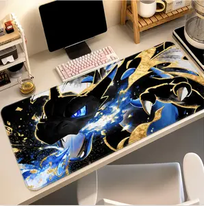 CCharizardd Mouse Pad XL, Mega Evolution Desk Mat – Anime Gaming Mousepad, Dragon Fire Desk Setup