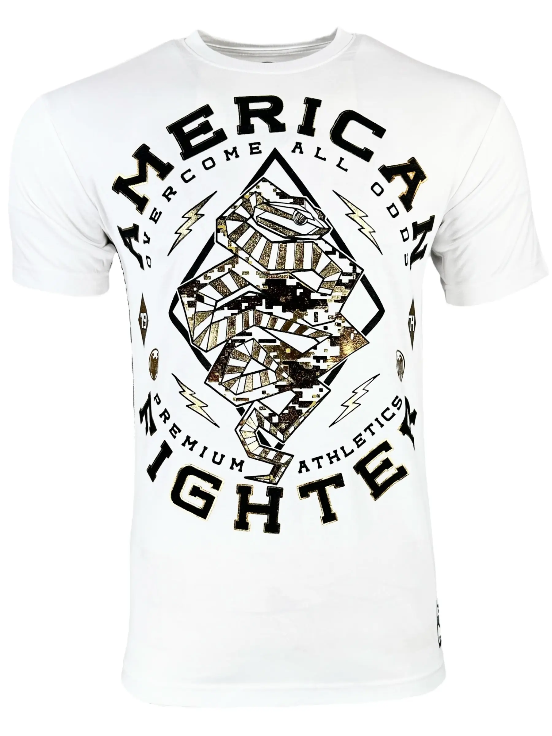 American Fighter Men's Classic Densmore Cotton-Polyester Round Neck Graphic Casual Short-Sleeve T-Shirt