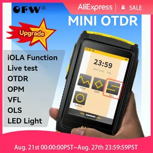 Mini OTDR Active Fiber Live Test 1550Nm 20Db Optical Fiber Reflectometer Touch Screen OPM VFL OLS Iola Event Map Fiber Tester