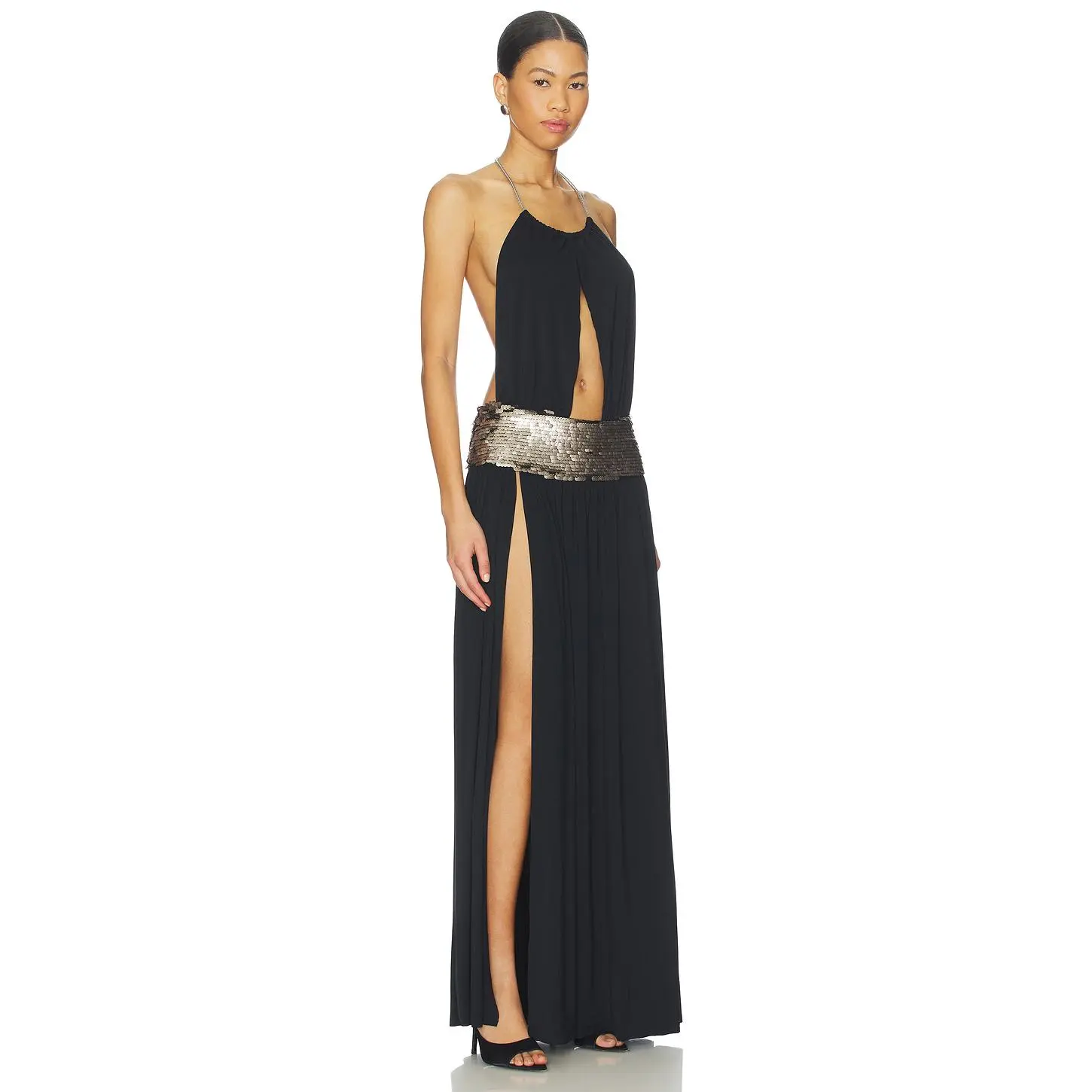 Jaded London Beaded Belt Maxi Dress in Black - TikTok Shop Jaded London Beaded Belt Maxi Dress in Black - TikTok Shop