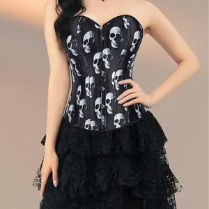 Corset Top for Women – Renaissance Lace Up Overbust Bustier, Sexy Halloween Costume Party Outfit & Photo Shoot Look