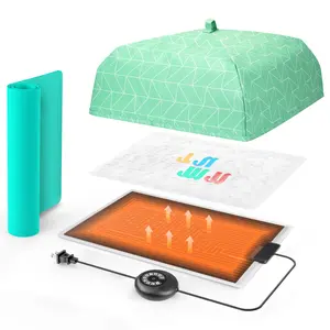 ISTOYO Resin Heating Mat, Resin Molds Heating Pad, Resin Curing Machine, Epoxy Resin Dryer with Time Adjustment Function for Epoxy Molds, Resin Supplies, Silicone Molds