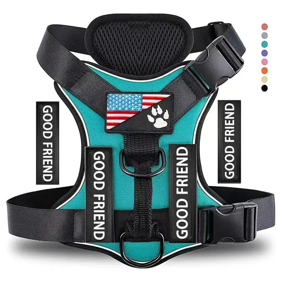 Adjustable Dog Harness, 1 Count Reflective Pet Harness, Ideal for Training & Walking, Dog & Cat Accessories, Essential Pet Supplies, Durable Reflective Harness