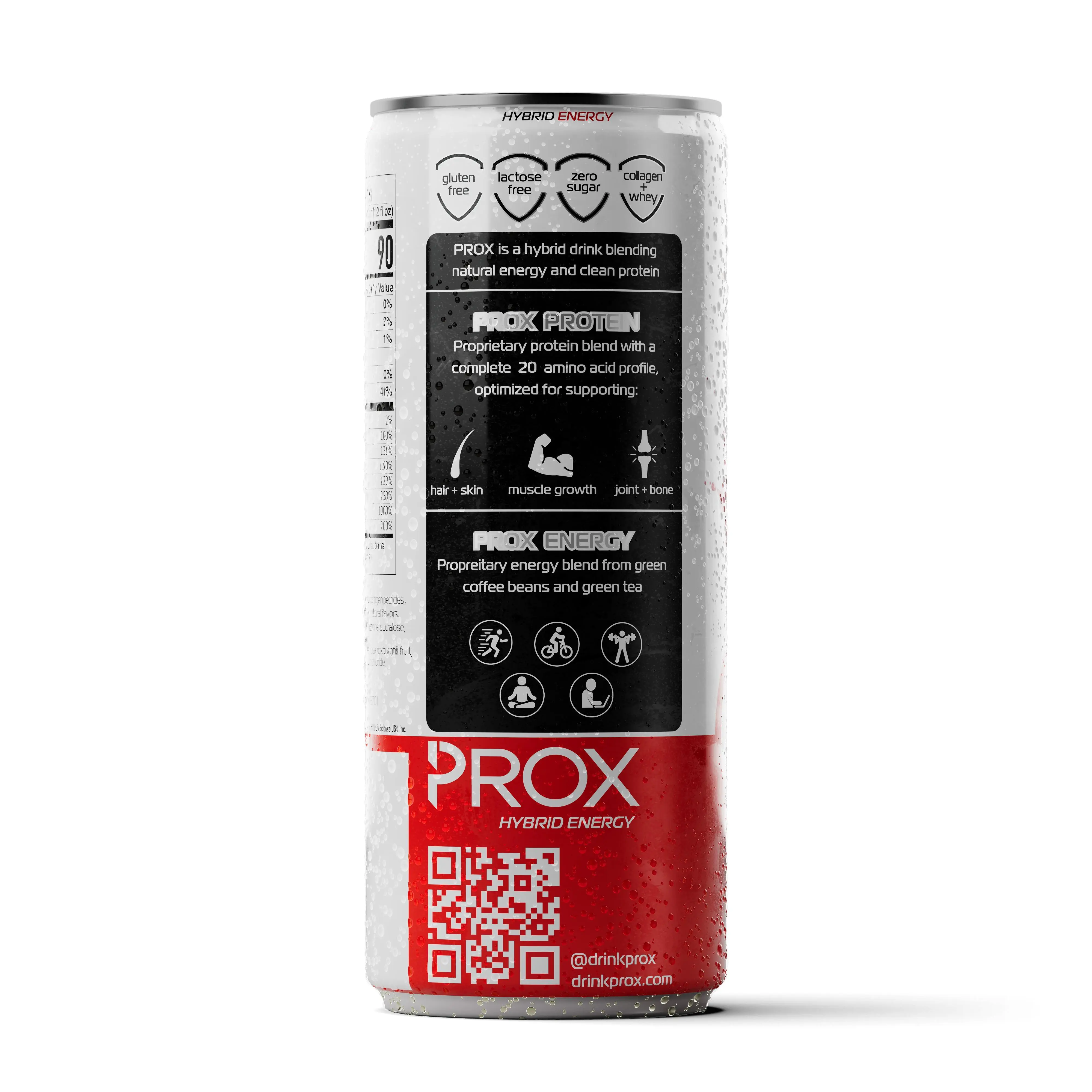 12 pack Prox Hybrid Energy Strawberry Lemonade | 20g Protein