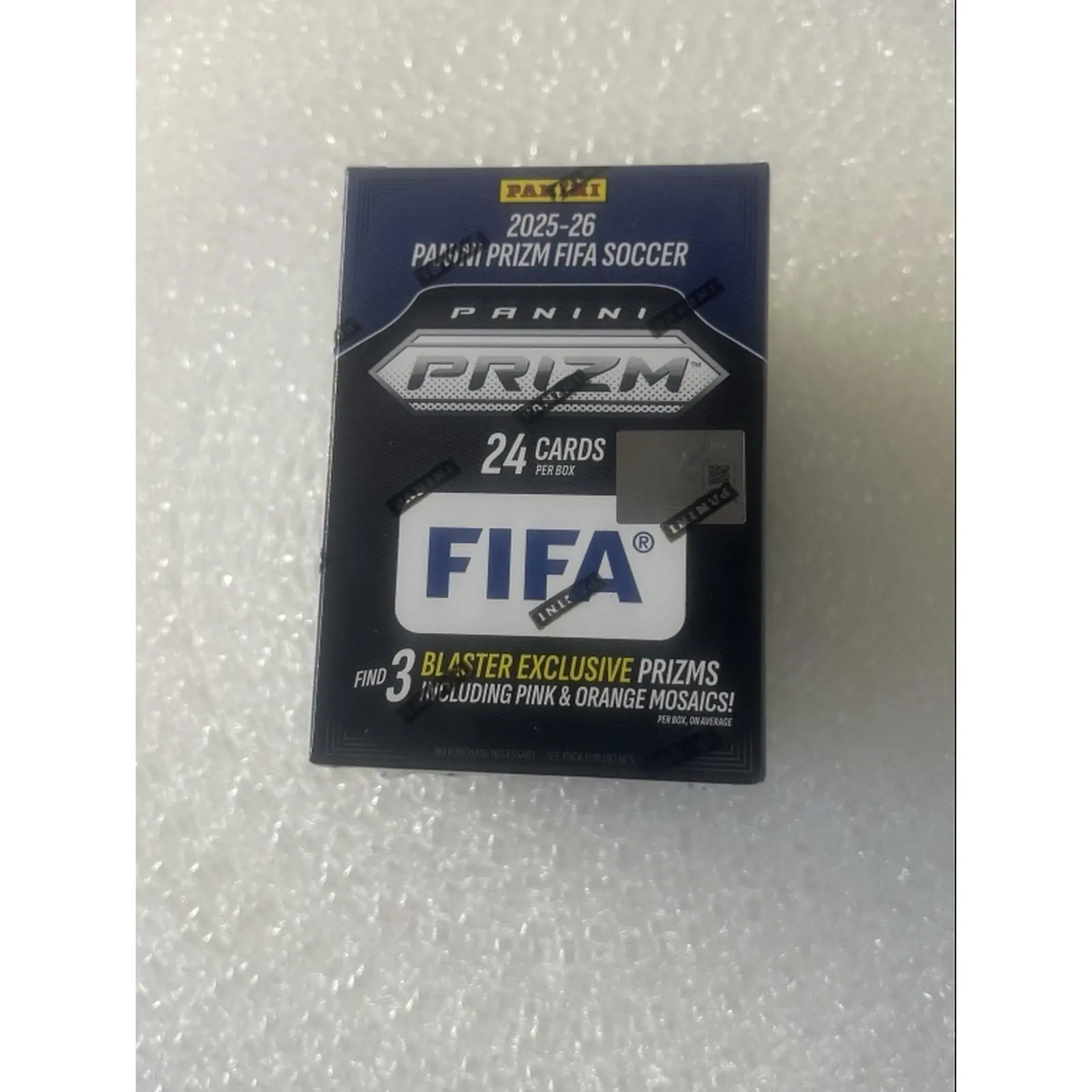 Panini Prizm FIFA Soccer 2025-26 Blaster Exclusive Prizms 24 Cards Including Pink & Orange Mosaics