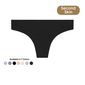 Tommy John Women’s Second Skin Thong, Luxury Soft Modal Fabric, No Ride-Up Fit, Breathable Everyday Comfort