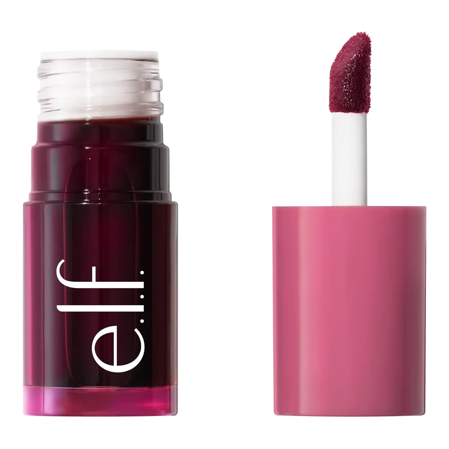 e.l.f. Sheer For It Blush Tint, Plums Up | Multi-Use, Long-Lasting Lip & Cheek Makeup, Creates A Natural Flush Finish, Vegan & Cruelty-Free