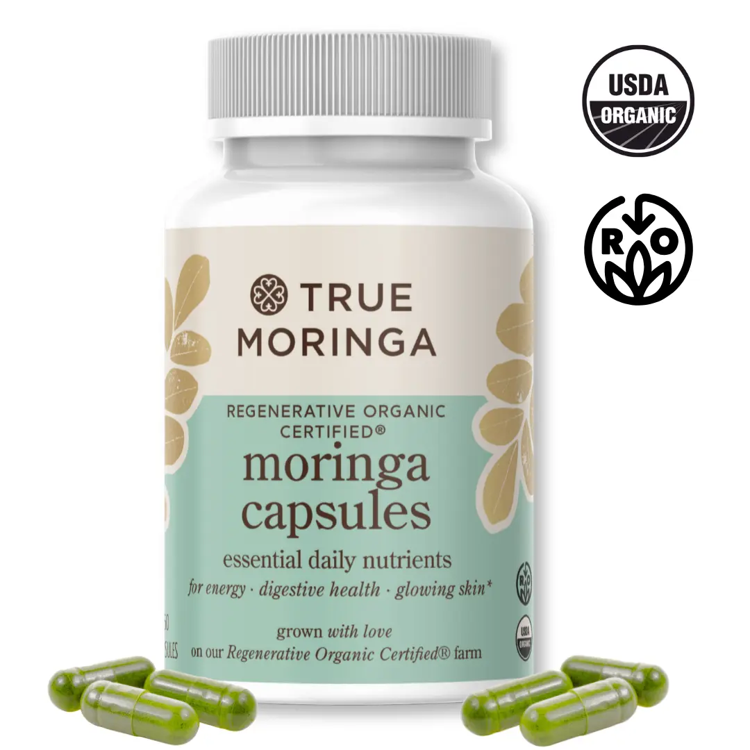 Regenerative Organic Moringa Capsules
