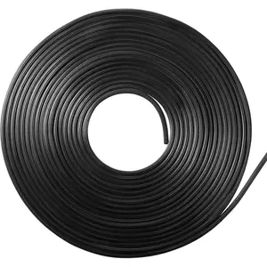 VEVOR Window Screen Spline, 100 ft x 0.16 in Window Screen Retainer Spline, PVC Window and Door Screen Spline, Hollow Serrated Screen Holder Spline, for Window Door Screen Repair and Replacement