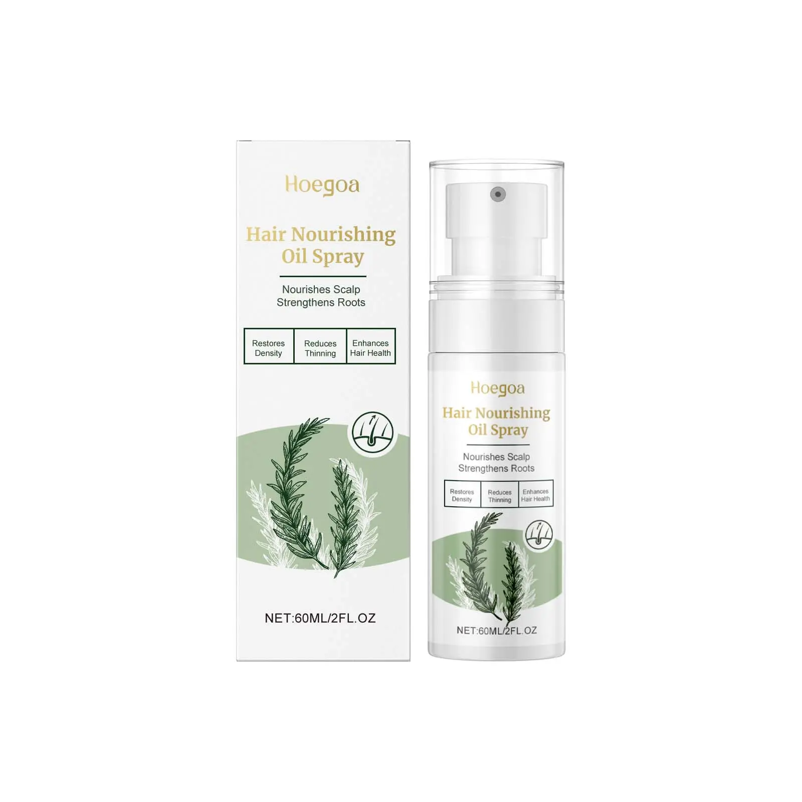 Hoegoa Hair Care Spray Deep Moisturizing Hair Nourishing Volumizing Nutritional Smooth Hair Conditioner