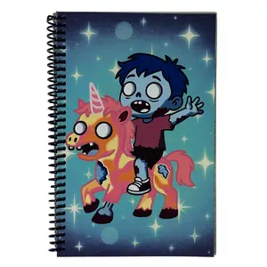 Zomboy Unicorn Spiral Notebook Premium Spiral Notebook Doodle Break Pages Included | Soft Cover Journal for Writing & Creativity 100 Premium Pages & 4 Thick Doodle Pages - Perfect for Kids & College Students -  Ideal Gift for All Ages