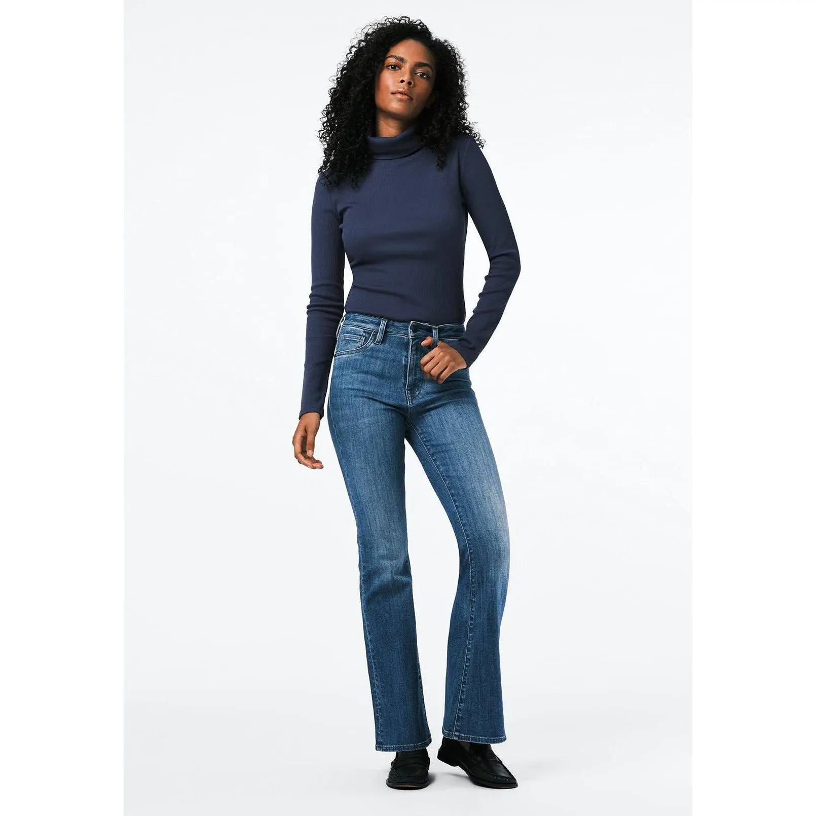 Joplin Women's High Rise Flare Jeans, Vintage Feel - BL16091