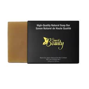 Simret Beauty Natural Fresh Turmeric Soap for Sensitive Skin - Gentle Cleansing and Skin Repair - Facial Cleanser - Synthetic Acne Skincare Facial Wash Body Care