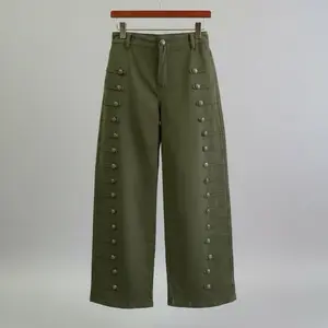 Olive Green Napoleón Jeans Streetwear