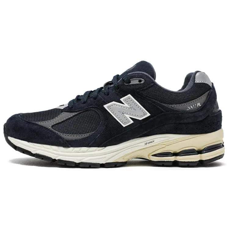New Balance NB 2002R Navy Eclipse Retro Leather Low-Top Running Shoes for Men and Women Trending Shoes, House White Official Shoes to Get / Maison Mihara