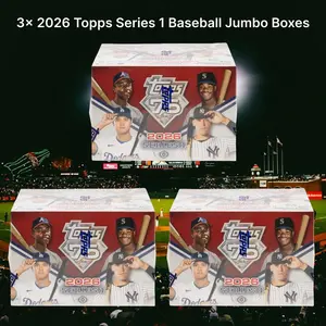 Baseball Break 490- 2026 Topps Series 1 Jumbo Baseball 3 Box Half Case PYT