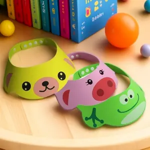 Baby Waterproof Silicone Bath Cap, Non-Slip Soft Shower Hat for Newborns & Kids, Leak-Proof Ear Protection, Comfortable Elastic Wash Cap, Gentle Eye Shield, Anti-Slip Bathing Accessory for Infants