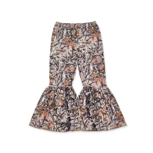 Camo Print Casual Girls Pants