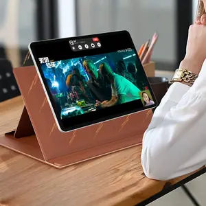 Magnetic Adjustable iPad Stand Case, Foldable Vertical Tablet Holder with Heat Dissipation, Ultra-Thin Protective Folio for iPad & Laptop, Compatible with Wireless Mouse, Multi-Angle Stand for Apple iPad