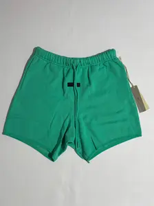 2024 Mint Green Casual Shorts - Loose Fleece Bottoms, CleanFit Street Style Unisex Daily & Athletic Wear (Above-the-Knee Fit)