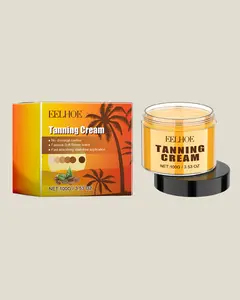 Daily Tanning Cream – Flawless Bronzing Skincare with Carrot & Olive | Lightweight Cosmetic Body Care Moisturizer for Smooth, Moisturizing Finish | Saltair Body Inspired