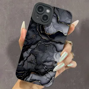 Marble Pattern Phone Case, Anti-drop Cellphone Protective Case, Lightweight Protective Cover, Total Protective Shockproof Mobile Phone Cover for iPhone Casing, Smartphone