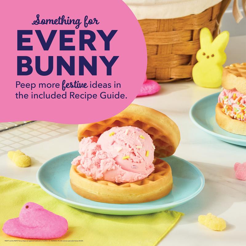 PEEPS® x Dash Bunny Mini Waffle Maker