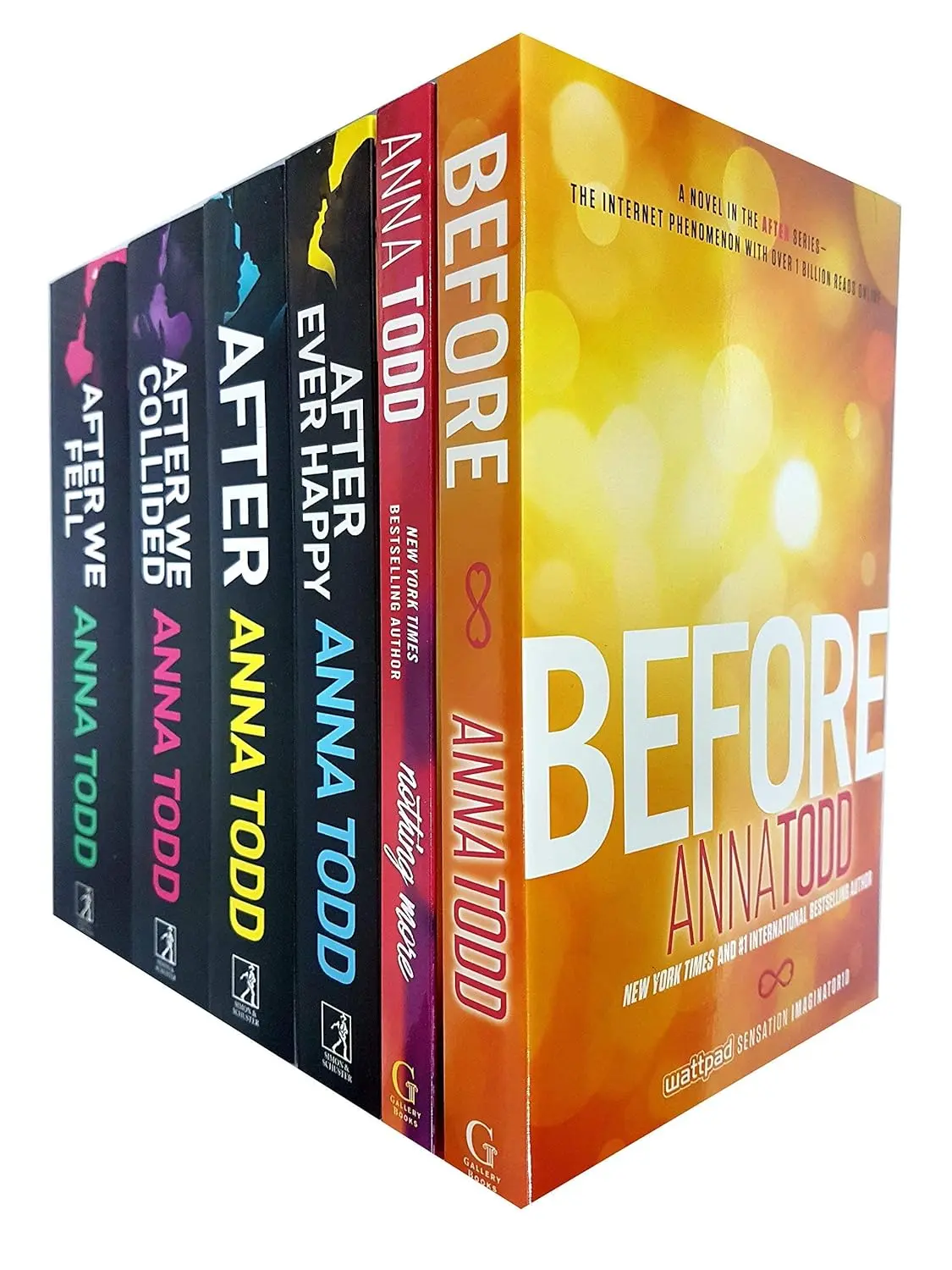 Anna Todd 6-Book Paperback Box Set - Includes Nothing More, and Before & After Series Titles