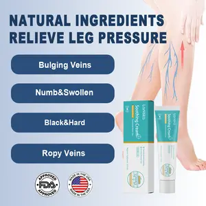 Leg Relief Gentle Herbal Varicose VeinsCream-External Use for Pain, Swelling, and Vein Repair |Soothing Massage Lotion for Body & Skin Comfort-30g