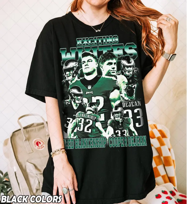 Vintage Graphic T-Shirt with Reed Blankenship & Cooper DeJean, Unisex Classic Fit 100% Cotton Tee, Cool Casual Men's Stuff, Fabric, Round Neck, Chinese New Year, Childrens Day, Fitted Cut, Tear-Away Label, Short Sleeve, Tshirt, Top, Classical Fit