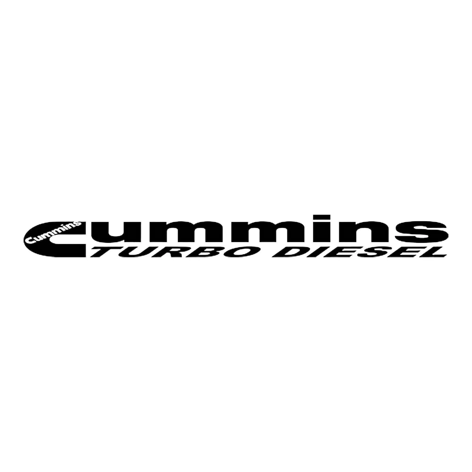 Cummins Turbo Diesel Windshield Banner 40" x 4" by Pristine Signs