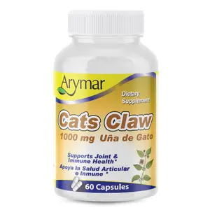 Arymar Cat's Claw 1000mg Supplement - Antioxidant & Immune Support 60 Capsules