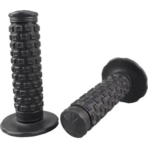 7/8" Dirt Bike Grip Rubber Anti-Slip Universal Motorcycle Grips Handlebar Racing Grip for Motocross Mini Bike Surron Light Bee x Grips KLX110 YZ450F XR50 CRF80 Motocross Grips