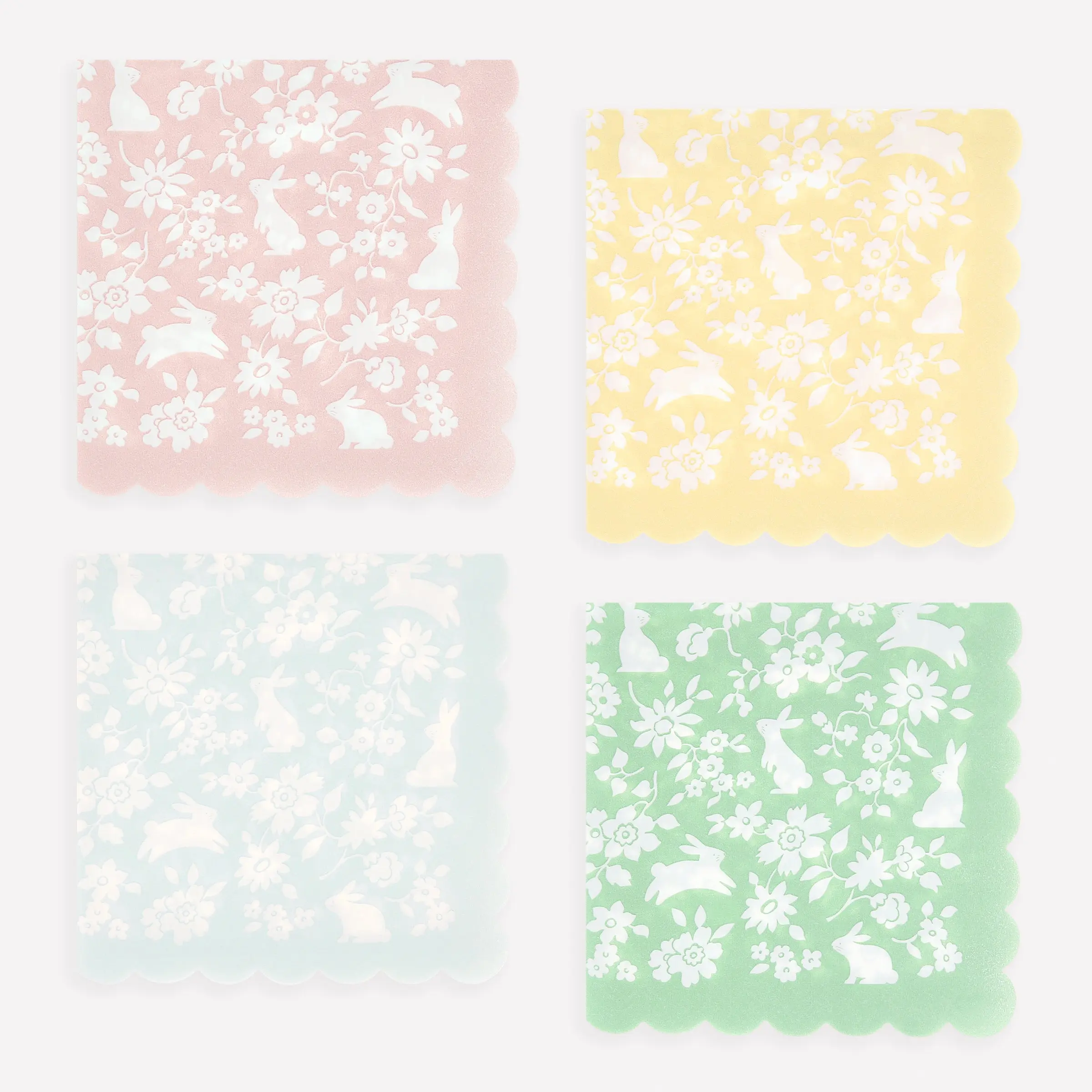 Ditsy Bunny Small Napkins (x 16)