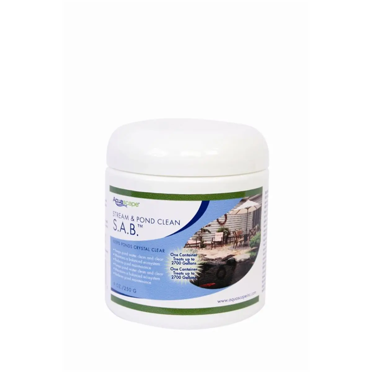 212 MAIN Aquascape Stream and Pond Cleaning Treatment, 250g-8.8oz, for Fish Water Maintenance