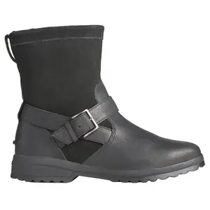 Sperry Womens Maritime Step In Pull On Casual Boots Ankle Low Heel 1-2" - Black