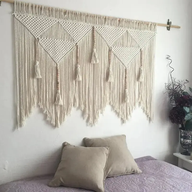 Handwoven Boho Wall Hanging – Artisan Macrame Home Decor