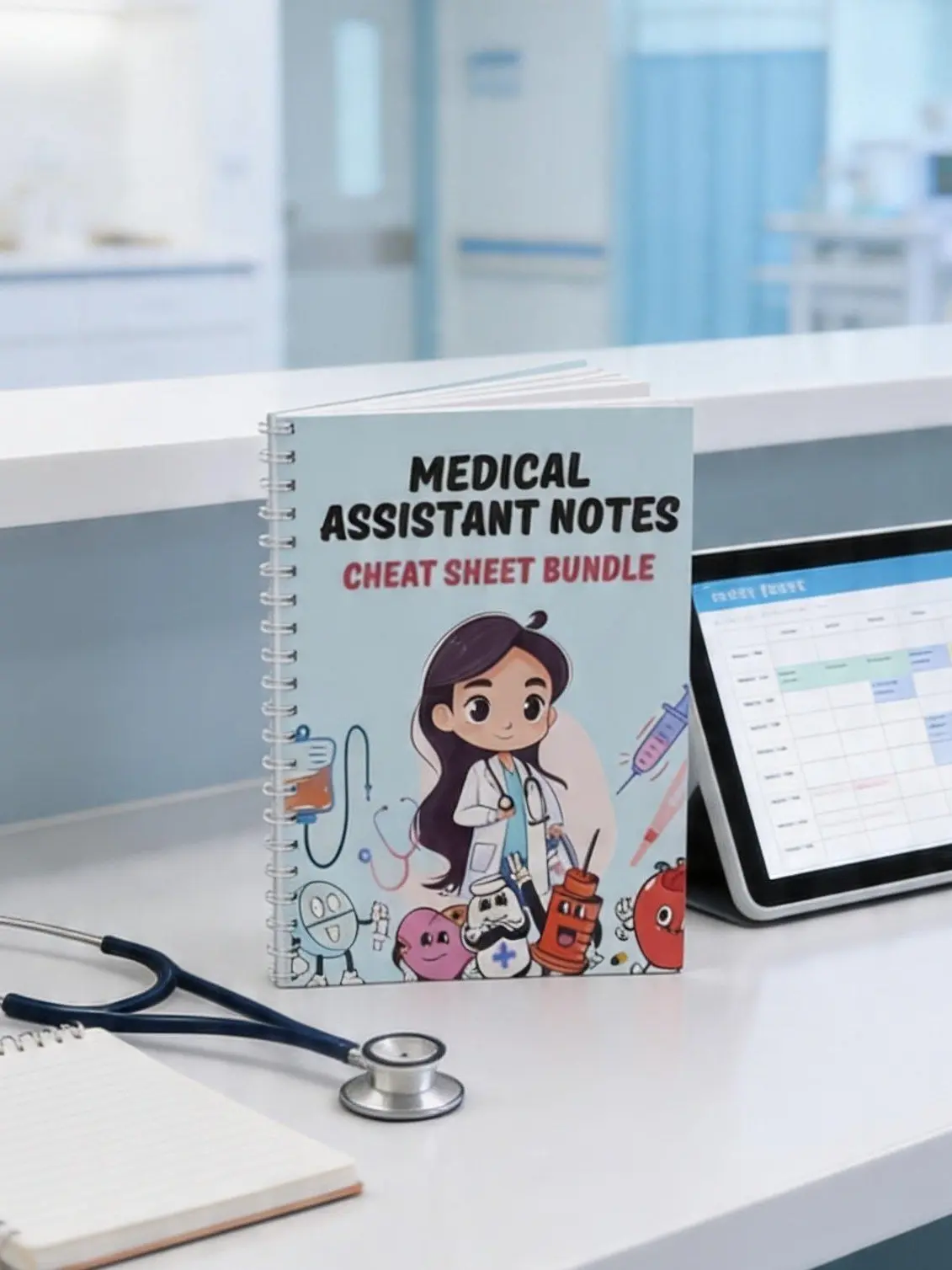 Medical Assistant Notes & Cheat Sheet Guide – Clinical Reference, Medical Study Aid, Quick Review, Exam Prep & Essential Healthcare Topics for Students