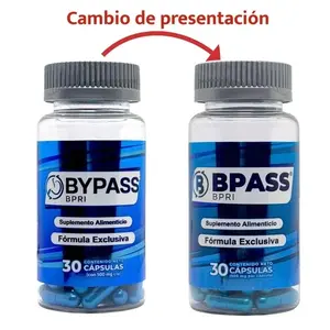 Bypass BPRI Blue - 30 Capsules - 500mg Each - Aloe Vera Ginger Sarsaparilla Root Green Tea Dandelion Horsetail - 30-Day Supply - Premium Wellness Supplements Natural Liquid Chlorophyll Extra Strength Ginkgo Biloba turkesterone Healthcare Fitness Edible