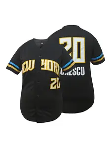 Women's Baseball Jersey, Name & Number Embroidered Sportswear- V-Neck, Button-Up Front New York #20 Stitched Baseball Shirt,Regular Loose Fit Casual Sports Shirt for Training & Competition